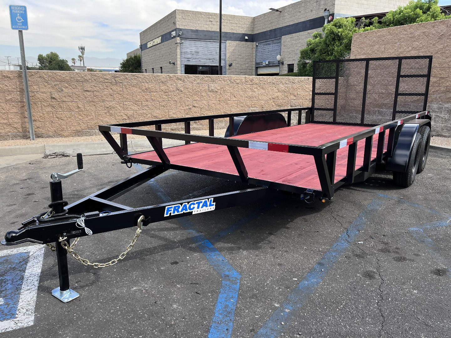 New 2026 Fractal "SXS" 16' UTILITY TRAILER