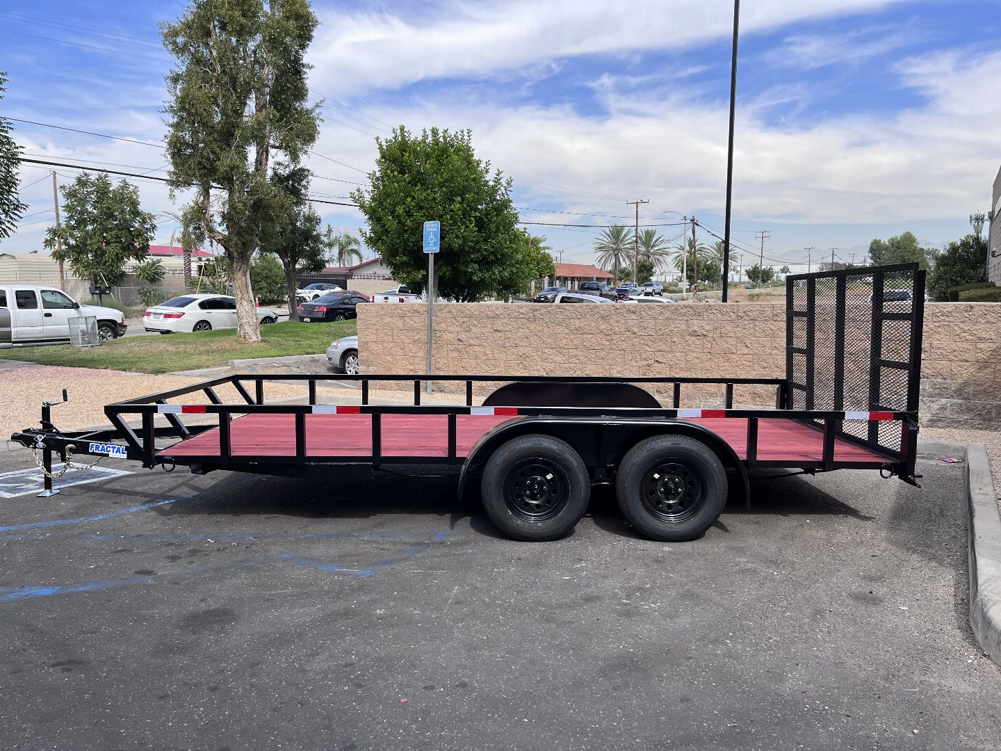 New 2026 Fractal "SXS" 16' UTILITY TRAILER