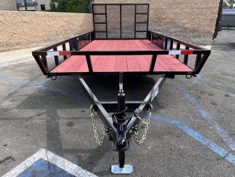 New 2026 Fractal "SXS" 16' UTILITY TRAILER