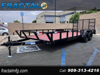 New 2025 Fractal  SXS  20' UTILITY TRAILER