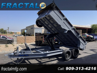 New 2026 FRACTAL 14' I - BEAM DUMP TRAILER