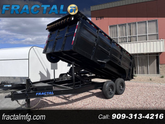 New 2026 FRACTAL 14' I BEAM DUMP TRAILER