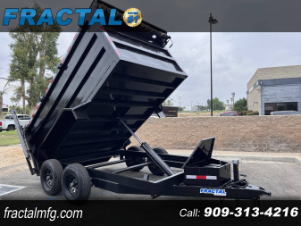 New 2026 FRACTAL 12' PRO SERIES DUMP TRAILER