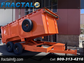 New 2026 FRACTAL 14' I BEAM DUMP TRAILER