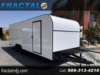 New 2026 FRACTAL 24' ENCLOSED TRAILER