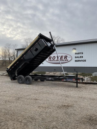 New 83 X16' LIBERTY HIGHSIDE TELESCOPIC 15.4K Dump Trailer w/ Tarp & Ramps
