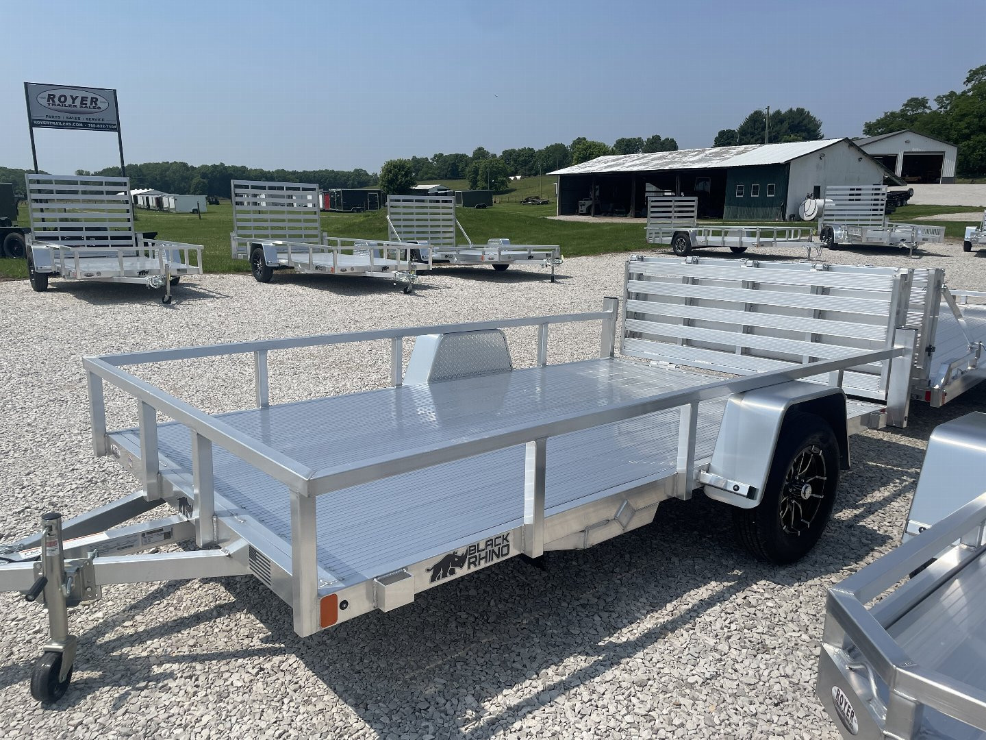 New 2025 Black Rhino 7X12 AULUMINUM UTILITY Utility Trailer