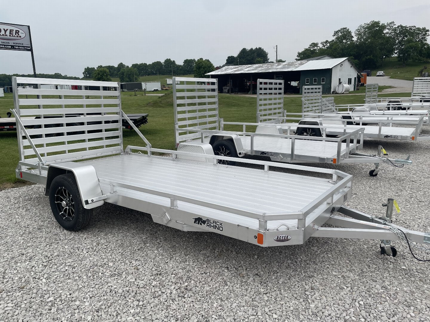New 2025 Black Rhino 77X14 LOW PRO UTILITY TRAILER Utility Trailer