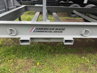 New 83"X16' LIBERTY 16K TELESCOPIC GOOSENECK Dump Trailer w/Tarp & Ramps