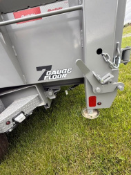 New 83"X16' LIBERTY 16K TELESCOPIC GOOSENECK Dump Trailer w/Tarp & Ramps