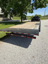 Used 2023 PJ Trailers T8 22' 14K DECKOVER Tilt Trailer Equipment Trailer