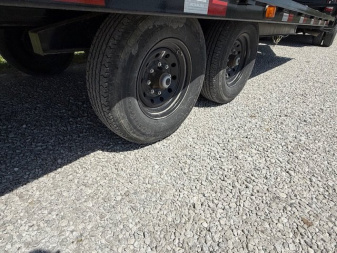 Used 2023 PJ Trailers T8 22' 14K DECKOVER Tilt Trailer Equipment Trailer