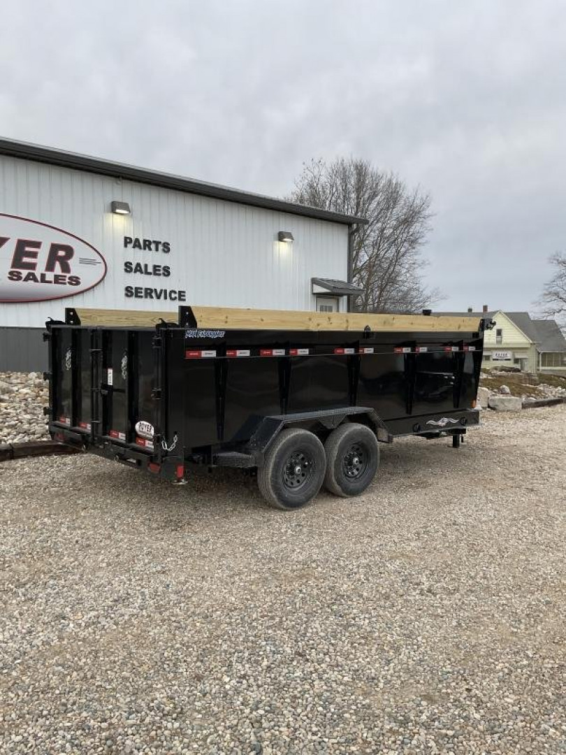 New 83"X16' LIBERTY HIGHSIDE TELESCOPIC 15.4K Dump Trailer w/ Tarp & Ramps