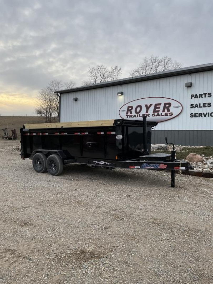 New 83"X16' LIBERTY HIGHSIDE TELESCOPIC 15.4K Dump Trailer w/ Tarp & Ramps