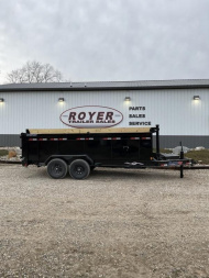 New 83"X16' LIBERTY HIGHSIDE TELESCOPIC 15.4K Dump Trailer w/ Tarp & Ramps