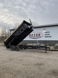 New 83"X16' LIBERTY HIGHSIDE TELESCOPIC 15.4K Dump Trailer w/ Tarp & Ramps