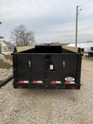 New 83"X16' LIBERTY HIGHSIDE TELESCOPIC 15.4K Dump Trailer w/ Tarp & Ramps