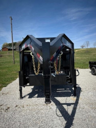 New 83 X16' LIBERTY 16K HIGHSIDE TELESCOPIC GOOSENECK Dump Trailer w/Tarp & Ramps