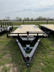 New 2025 PJ Trailers T8 22' 14K DECKOVER Tilt Trailer Equipment Trailer