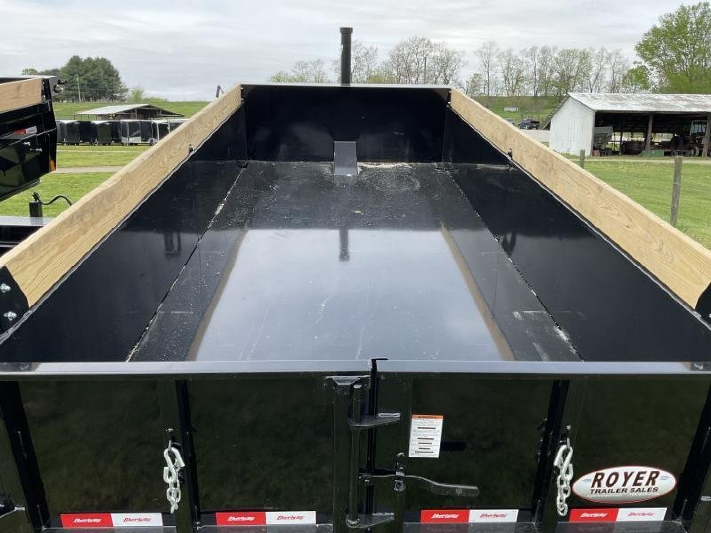 New 83"X16' LIBERTY 16K TELESCOPIC GOOSENECK Dump Trailer w/Tarp & Ramps