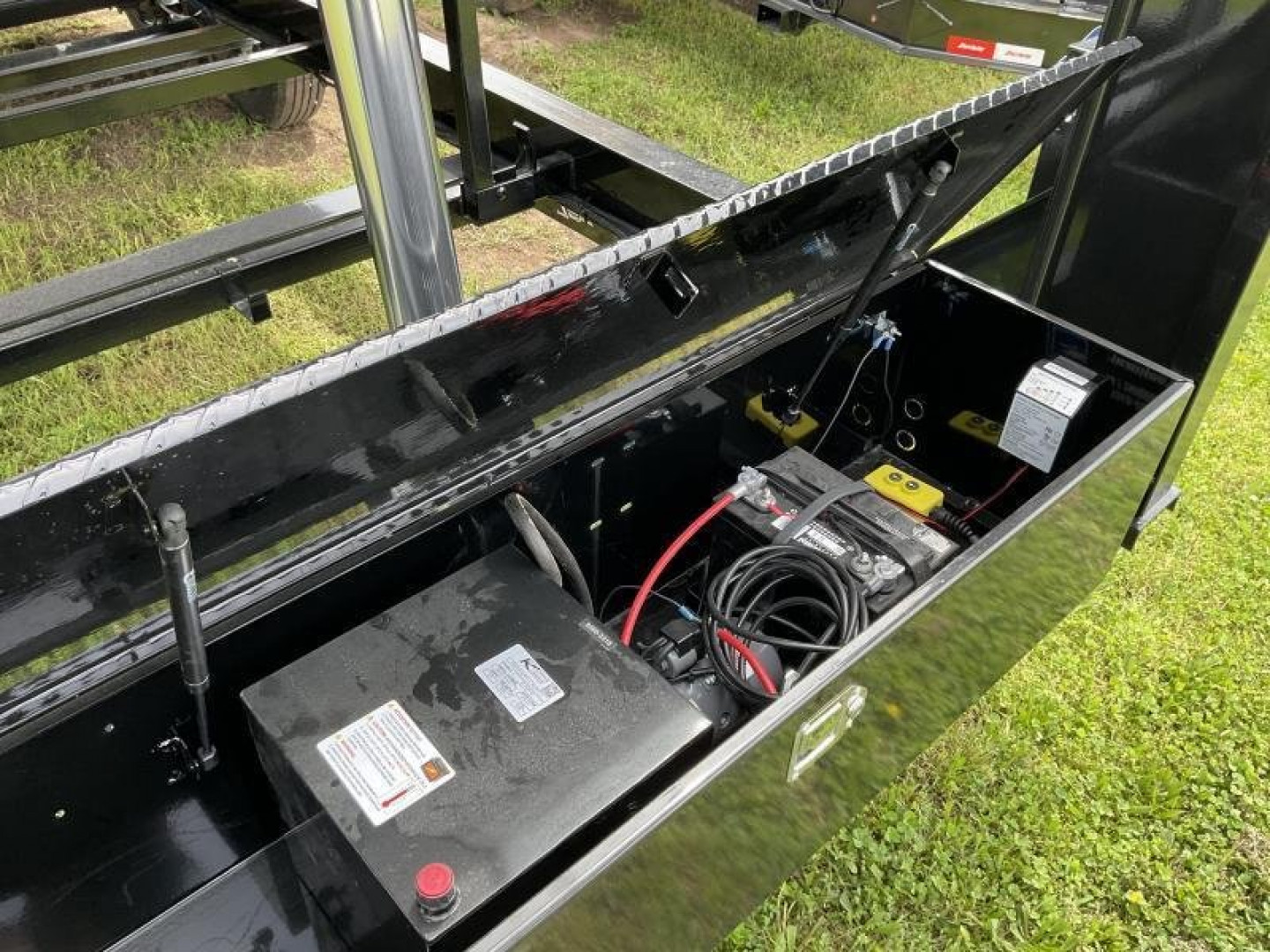 New 83"X16' LIBERTY 16K TELESCOPIC GOOSENECK Dump Trailer w/Tarp & Ramps