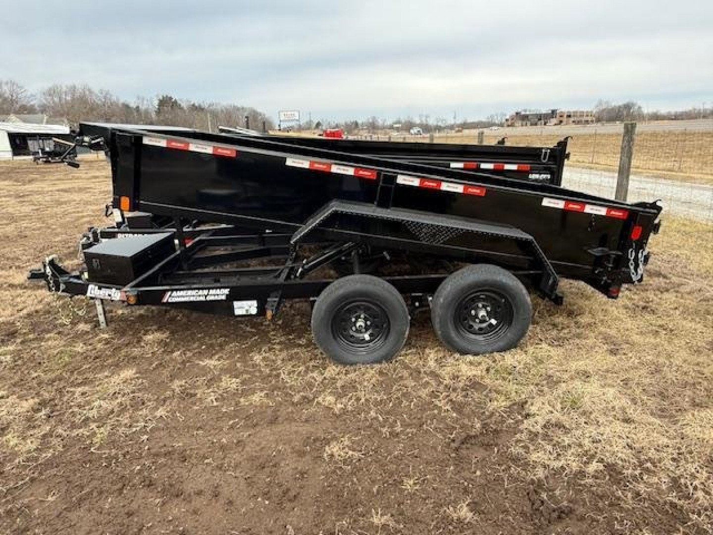 New Liberty 7K 72X12 Dump Trailer w/ Ramps & Tarp