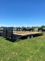 New 2025 Legend Trailers of Texas 36' GOOSENECK TA DUALS Deckover Trailer