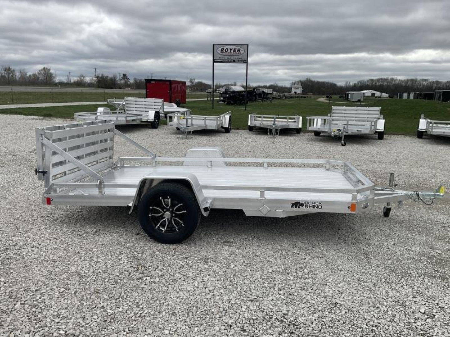 New 2025 Black Rhino 78X12 LOW PRO UTILITY TRAILER Utility Trailer