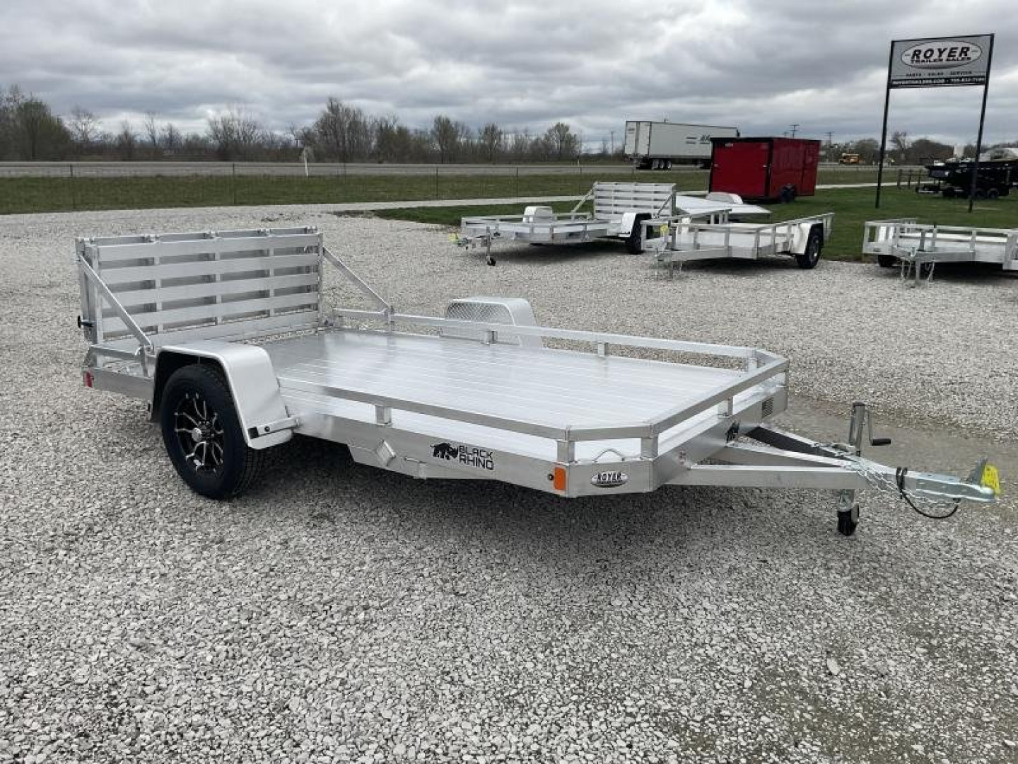New 2025 Black Rhino 78X12 LOW PRO UTILITY TRAILER Utility Trailer