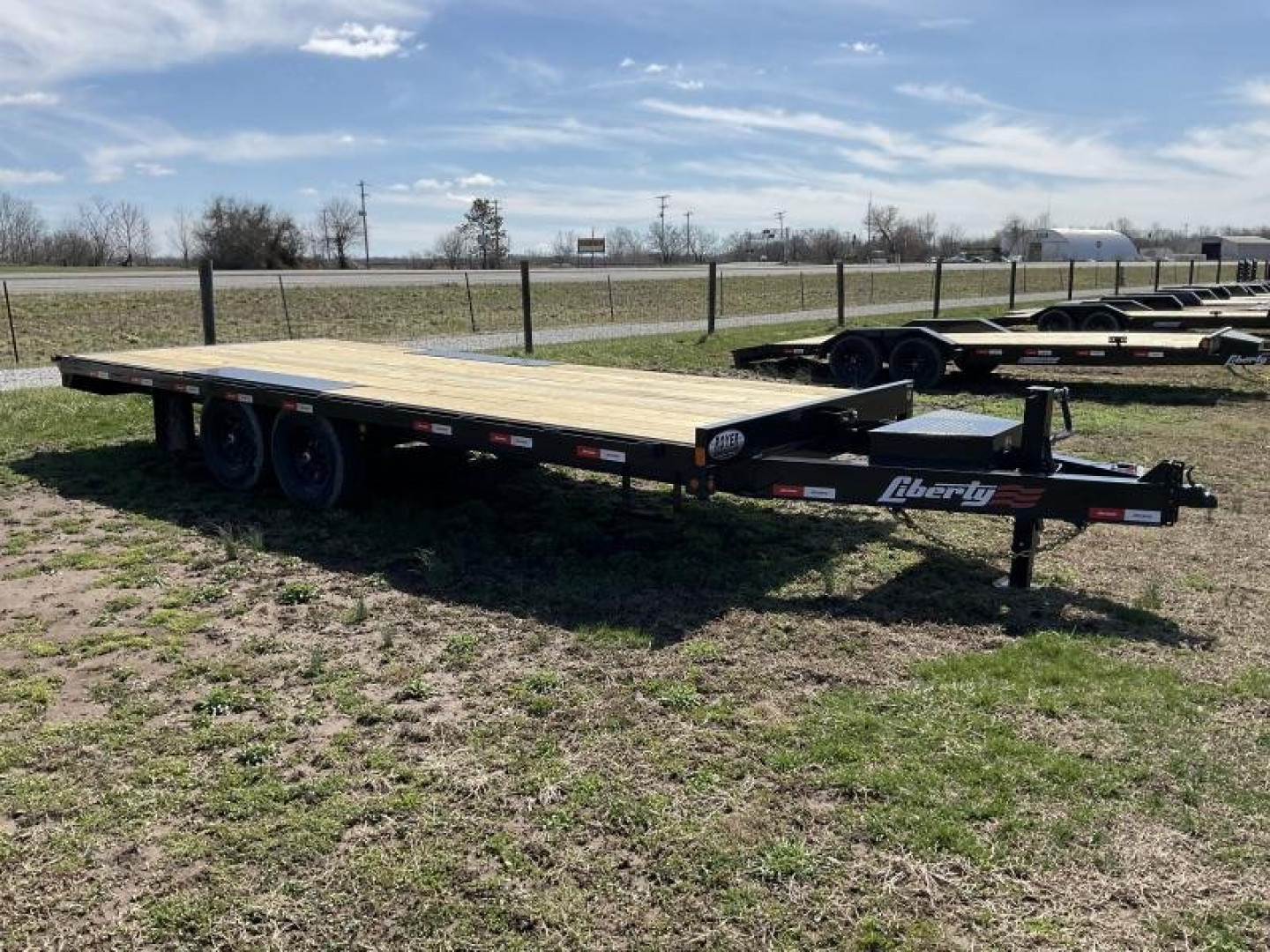 New 2025 liberty 12" I BEAM 14K DECKOVER Equipment Trailer