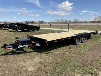 New 2025 liberty 12" I BEAM 14K DECKOVER Equipment Trailer