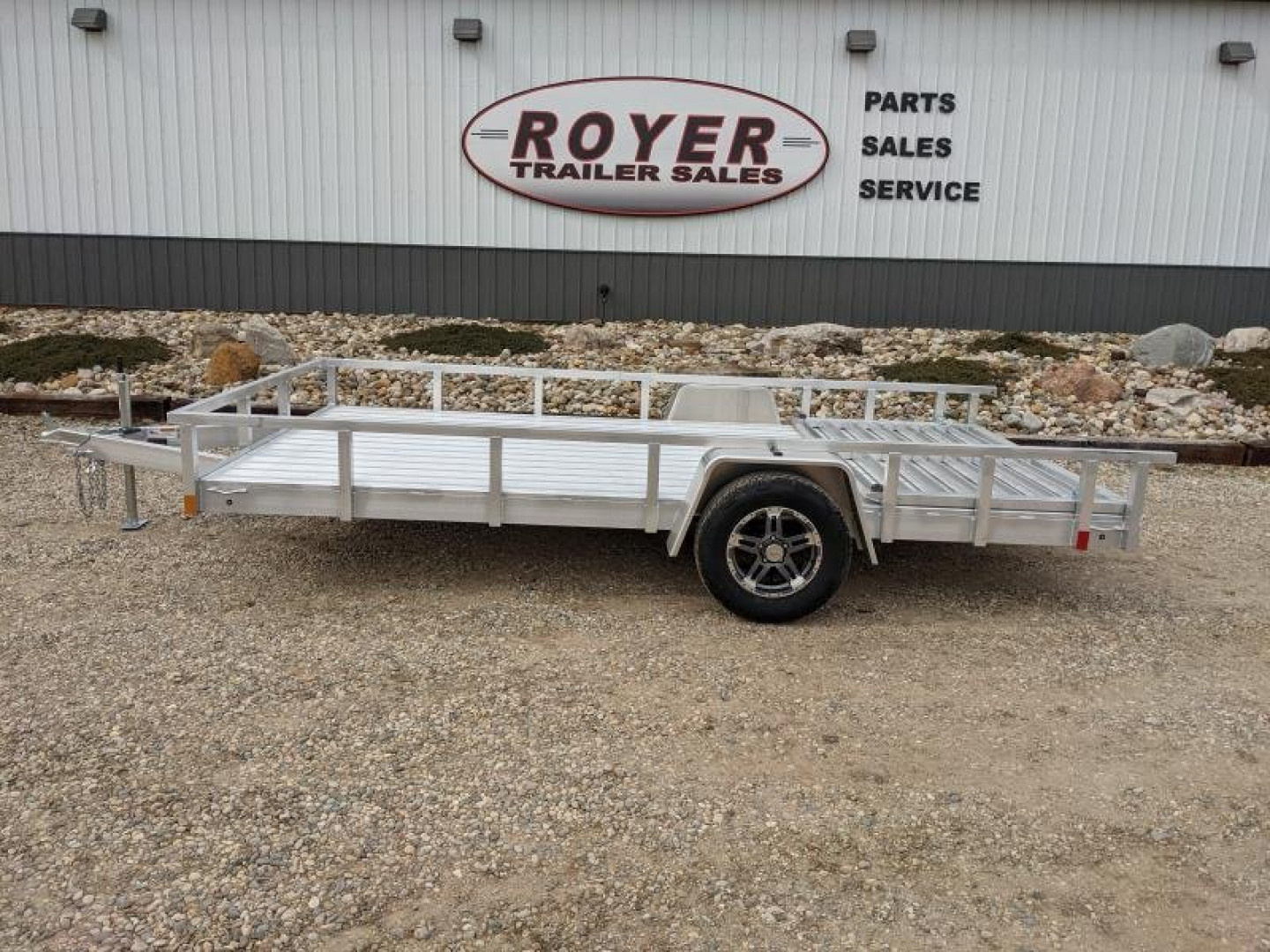New 2025 SPORT 7x14 Aluminum Utility Trailer