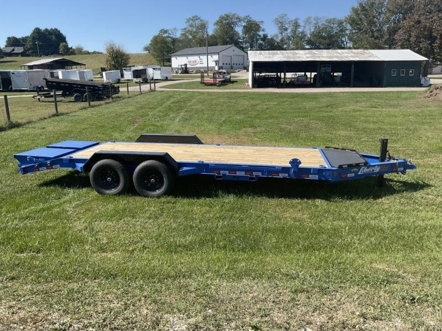 New 2025 Liberty 83”x17'+3’ 14K EQUIPMENT TRAILER Equipment Trailer