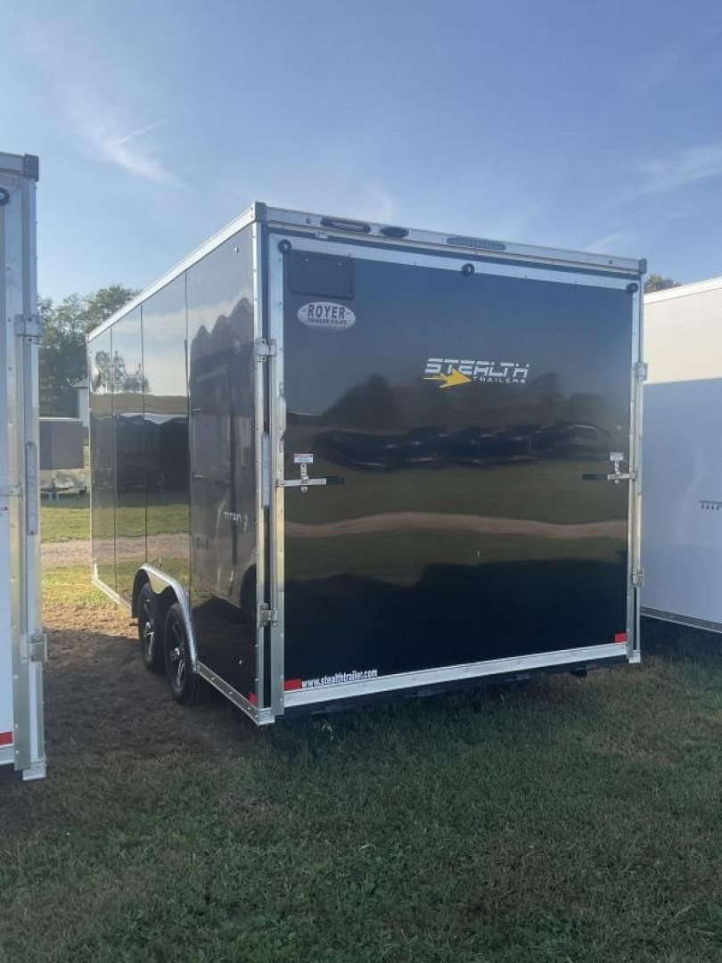 New 2025 Stealth Trailers Titan 8.5X16x90" tall w/Polycore skin, Translucent Roof & Alum. Rims Cargo / Enclosed Trailer
