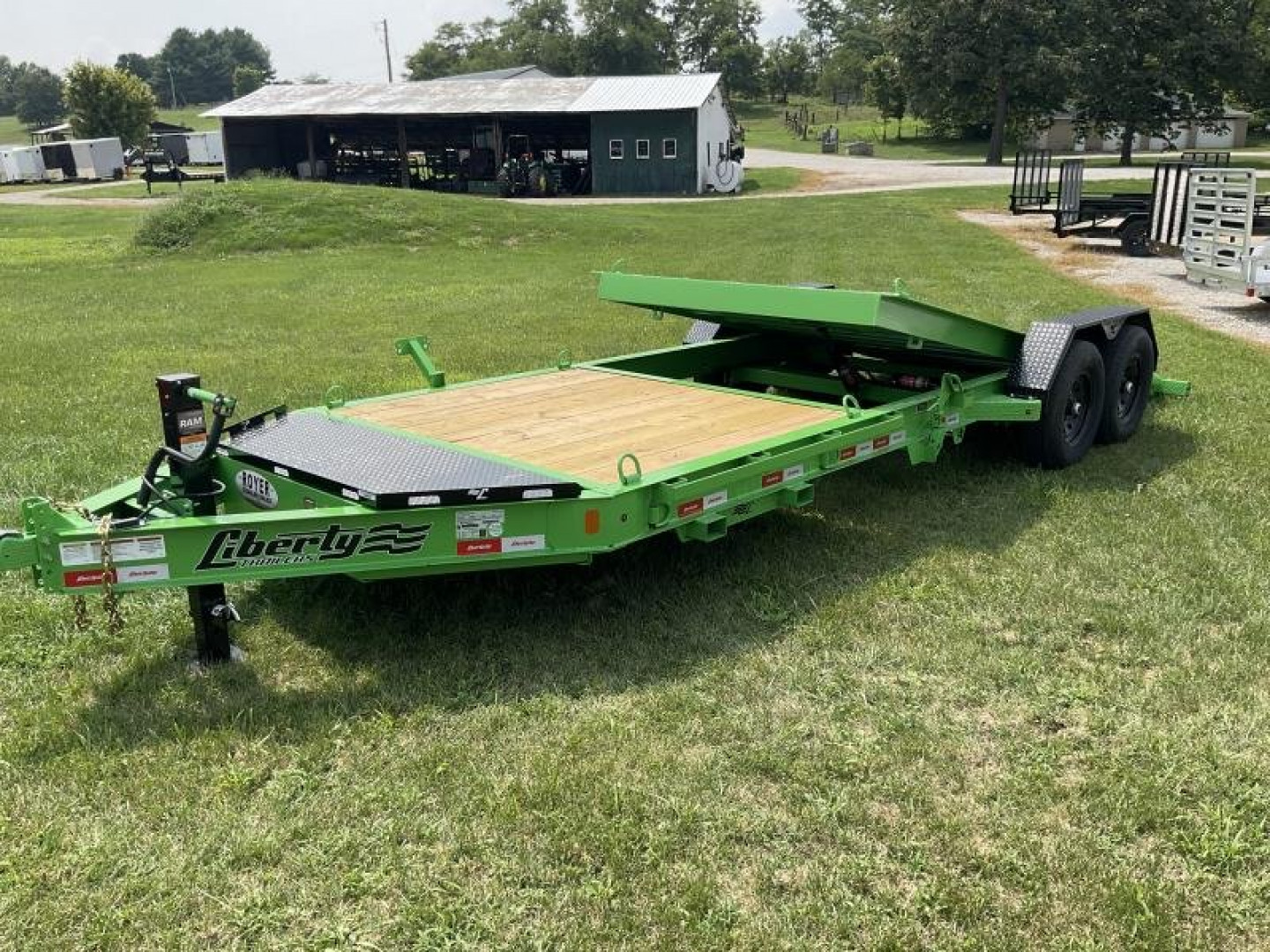New 2024 LIBERTY 22' Tilt Trailer (16' tilt +6' stationary)