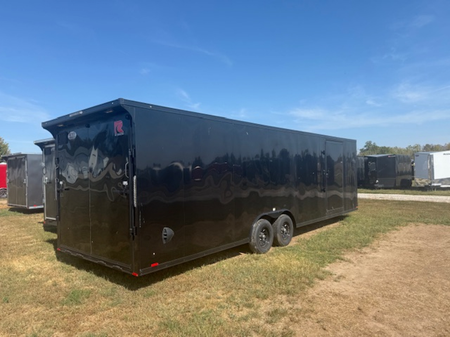 New 2024 RC Trailers RDLX 8.5X28X84" RAMP DOOR BLACKOUT Cargo / Enclosed Trailer