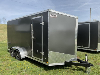 New Titan 7X16x84  tall w/Polycore skin, Translucent Roof & Alum. Rims Cargo / Enclosed Trailer