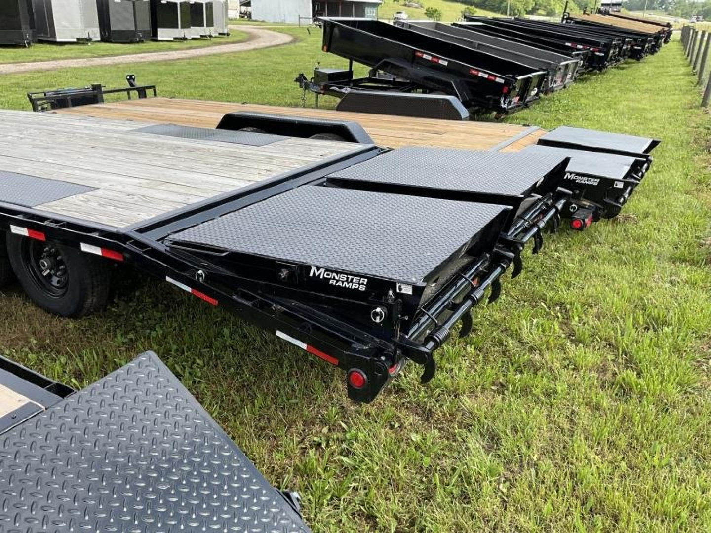 New 2024 PJ Trailers 8" I BEAM 14K DECKOVER Equipment Trailer