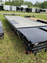 New 2024 PJ Trailers 8" I BEAM 14K DECKOVER Equipment Trailer