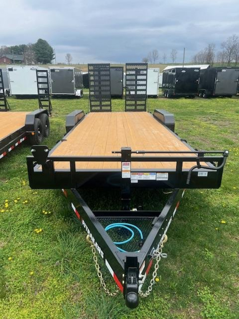 New PJ  EQUIPMENT HAULER (C8) 16K 22'X8" W/ HD FOLD UP RAMPS