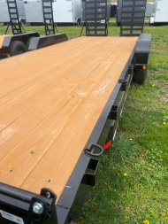 New PJ  EQUIPMENT HAULER (C8) 16K 22'X8" W/ HD FOLD UP RAMPS