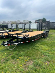 New PJ  EQUIPMENT HAULER (C8) 16K 22'X8" W/ HD FOLD UP RAMPS