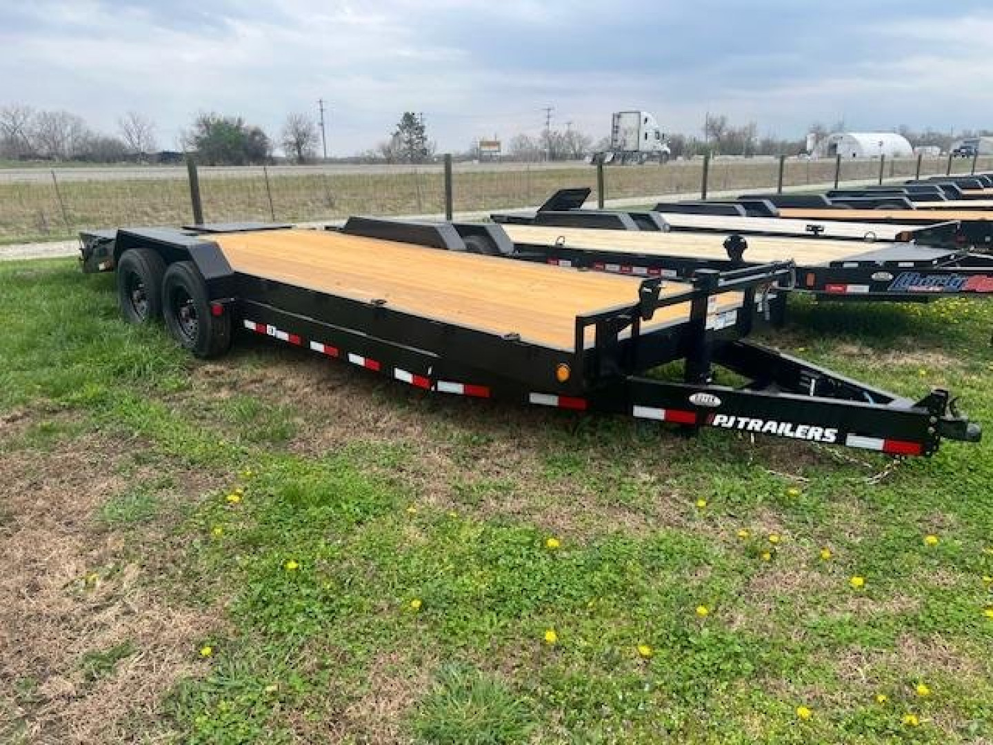 New PJ  EQUIPMENT HAULER (C8) 16K 22'X8" W/ MONSTER RAMPS
