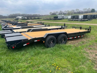 New PJ  EQUIPMENT HAULER (C8) 16K 22'X8" W/ MONSTER RAMPS