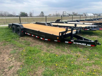 New PJ  EQUIPMENT HAULER (C8) 16K 22'X8" W/ MONSTER RAMPS