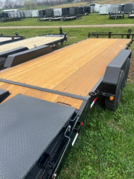 New PJ  EQUIPMENT HAULER (C8) 16K 22'X8" W/ MONSTER RAMPS
