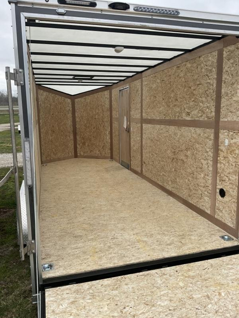 New 2025 Stealth Trailers Titan 7X18x84" tall w/Polycore skin, Translucent Roof & Alum. Rims Cargo / Enclosed Trailer