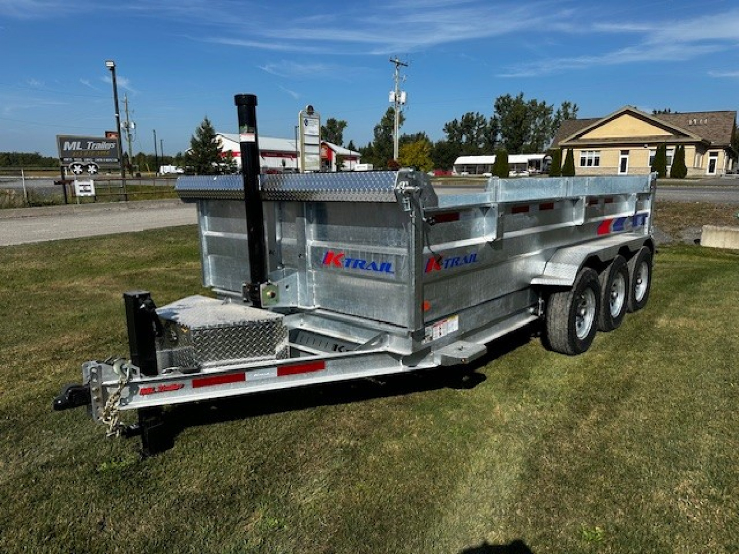 New 2026 K-Trail 7’x16’ 11 Ton HD Expert Dump Trailer – Galvanized, Canadian Made