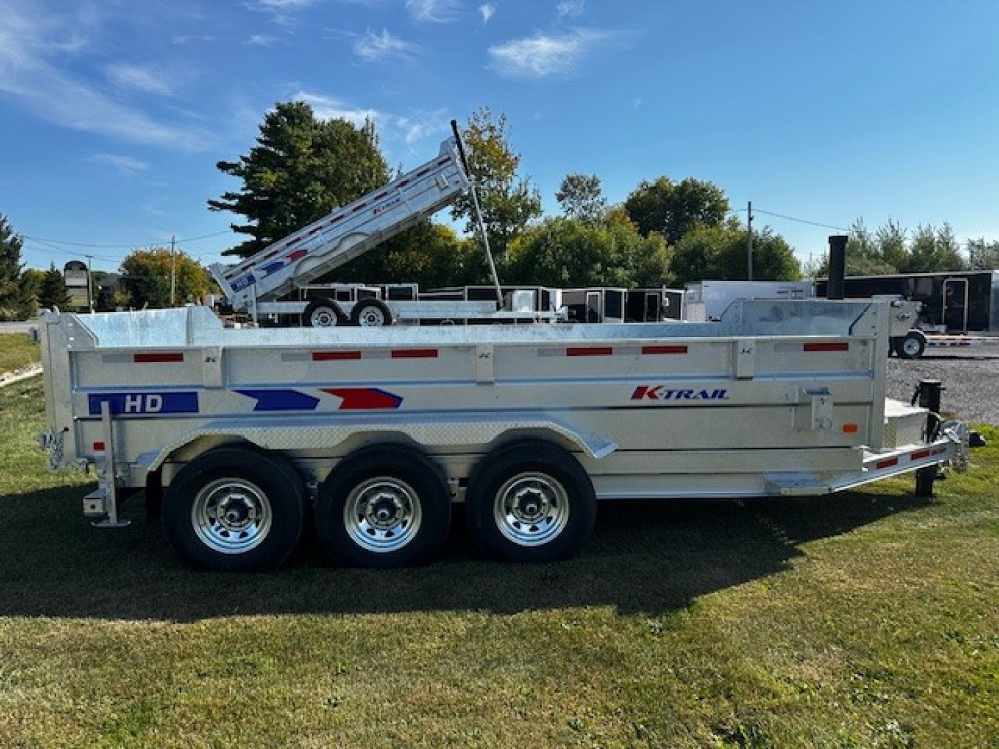 New 2026 K-Trail 7’x16’ 11 Ton HD Expert Dump Trailer – Galvanized, Canadian Made
