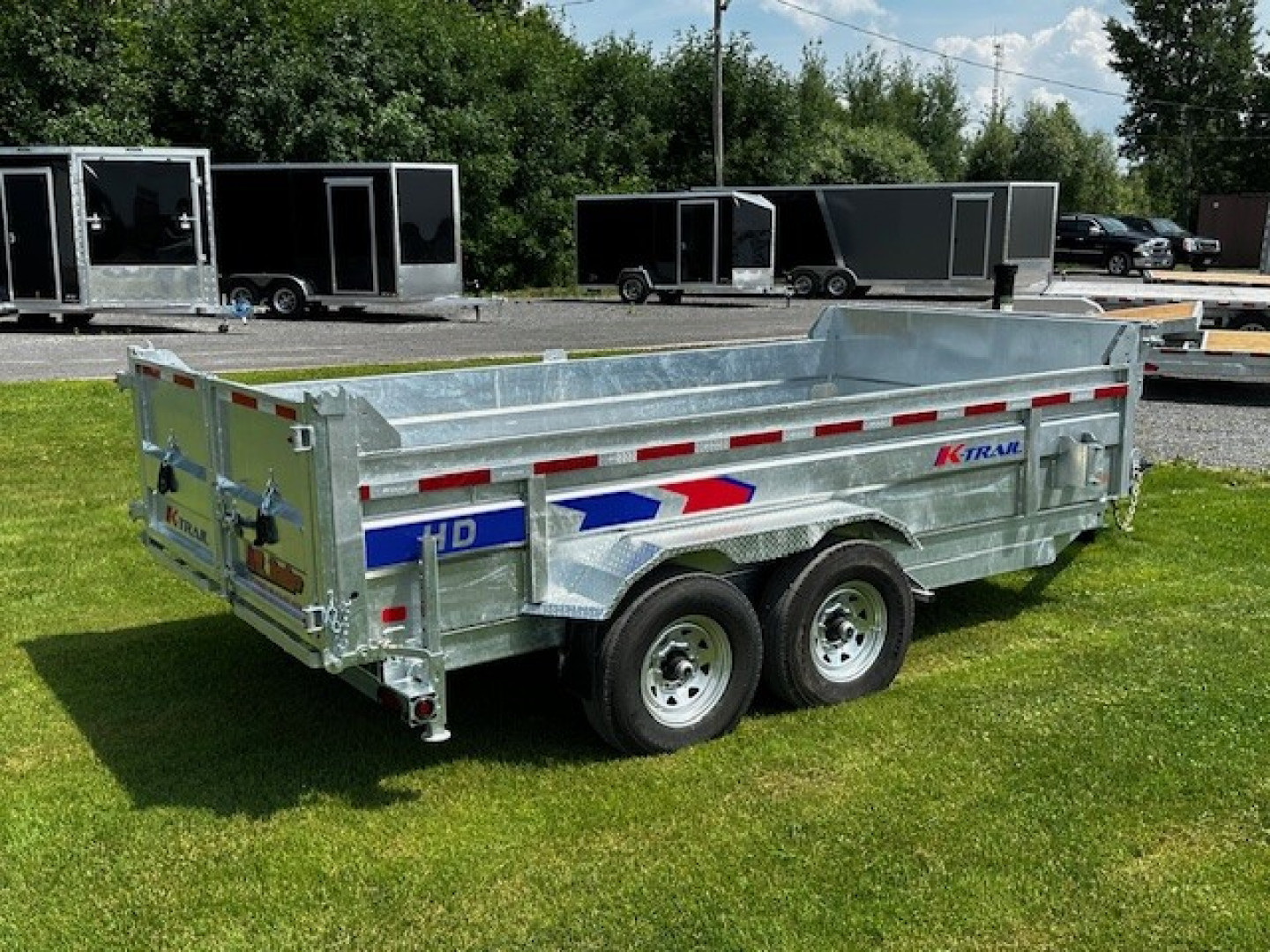 New 2026 K-TRAIL 7 x 14 HD Expert Series 7 Ton Dump Trailer